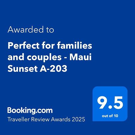 شقة Perfect For Families And Couples - Maui Sunset A-203 كيهي المظهر الخارجي الصورة