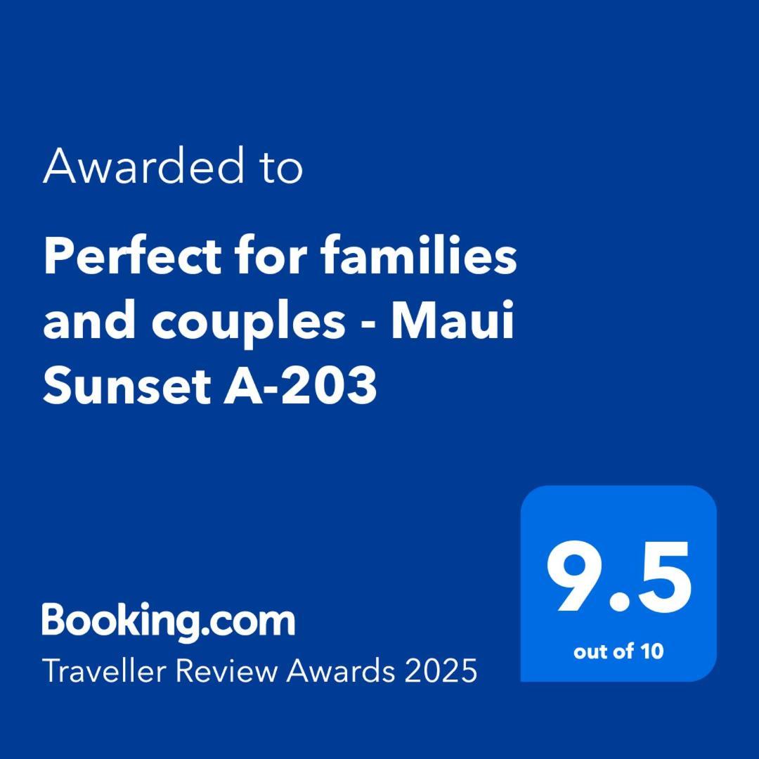 شقة Perfect For Families And Couples - Maui Sunset A-203 كيهي المظهر الخارجي الصورة